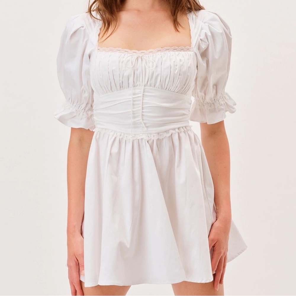 For Love & Lemons Carey Mini Dress